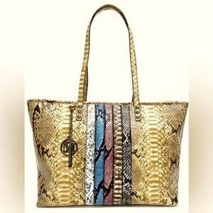 NWT Badgley Mischka Large Tote Bag (Mustard)‎